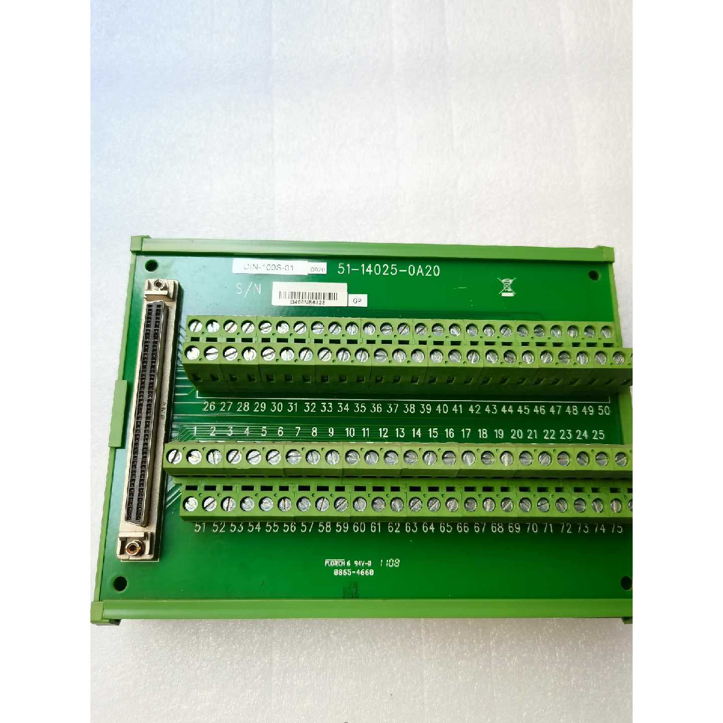 议价SCSI100转接板端子台DIN100S01维修
