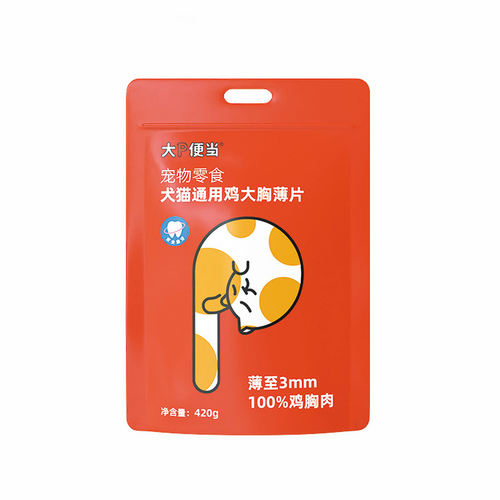 大P便当烘干鸡胸肉猫咪狗狗零食磨牙棒猫狗通用冻干肉干肉片训练