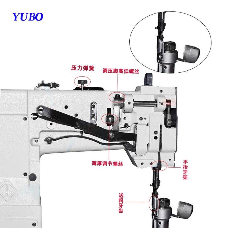 宇博8365高柱车 电动单针综合送料竖长型高头车 吃厚特高型缝纫机,生活电器,缝纫机/缝绣一体机,淘宝优惠券,粉丝福利购,淘宝优惠卷