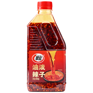 翠宏油泼辣子辣椒油四川香辣麻辣红油辣椒酱拌面拌菜饺子调料