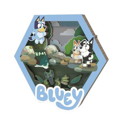 bluey布鲁伊一家玩具周边叠叠乐