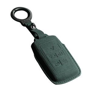 适用捷豹xel/f-pace汽车钥匙套xj男女f-type包e-pacel/xfl3D翻毛