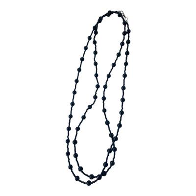 小众ins黑玛瑙玉石叠搭项链