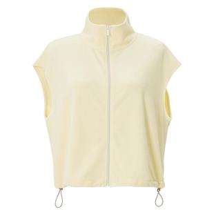 艾舞戈冬季舞蹈服坎肩芭蕾舞保暖摇粒绒马甲女成人现代舞外搭上衣