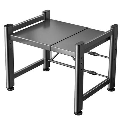 厨房微波炉置物架台面双层可伸缩多功能家用电饭煲烤箱收纳架支架