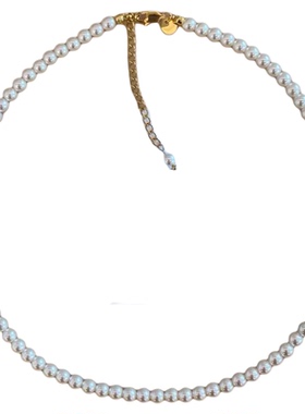 SUKEEW/酥可 施家极细珍珠项链女限定轻奢小众baby小米粒锁骨颈链