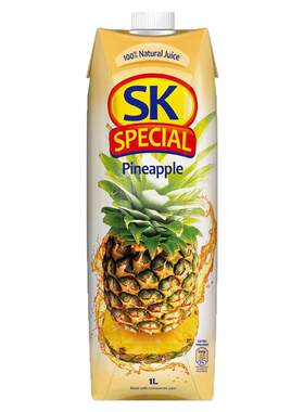 塞浦路斯SK果汁整箱橙汁菠萝汁