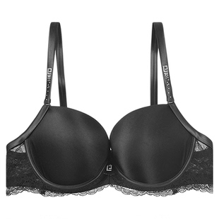 LizaCheng简愈系列夏季光面文胸掌托杯厚款小胸聚拢内衣女LB00196