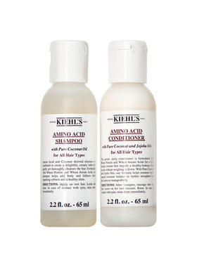 【自营】Kiehl＇s/科颜氏氨基椰香护发乳液洗发啫喱65ml+65ml