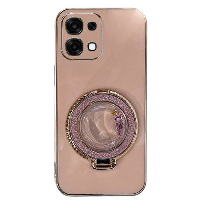 适用oppoA65g带流沙支架手机壳