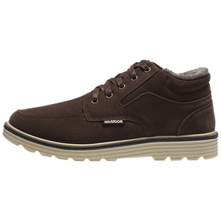 回力男鞋马丁靴男款低帮棉鞋工装靴子男冬季新款加绒加厚雪地靴男