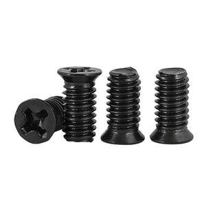 黑色十字薄头小沉头螺丝钉子小头平头小帽螺钉机钉M2M2.5M3M4M5M6