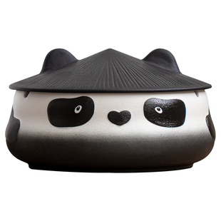 陶瓷创意烟灰缸高端轻奢家用时尚客厅大容量车载带盖防灰飞送长辈