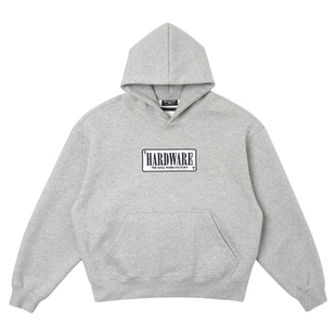 SWFI远东 25AW 美式重磅加厚BOXY短宽版型高密度刺绣连帽卫衣帽衫