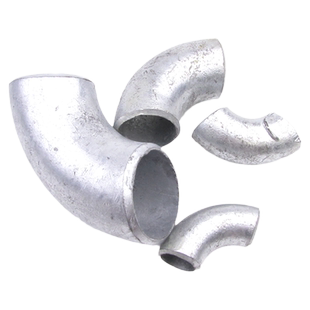 国标碳钢热镀锌弯头无缝焊接镀锌冲压弯头1.5D倍长半径90度弯头