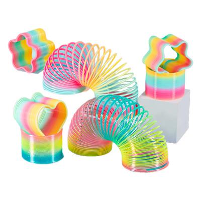 大号魔力彩虹圈弹簧圈男孩女孩益智弹力圈宝宝早教弹弹圈玩具