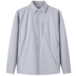 九牧王男装秋冬新款柔然亲肤易打理秋冬棉服夹克翻领商务户外