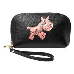 真皮手拿包女2025冬季新款逛街散步小手包软牛皮贝壳大容量零钱包