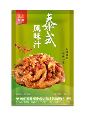 恒瑜泰式风味汁380g商秘制配方