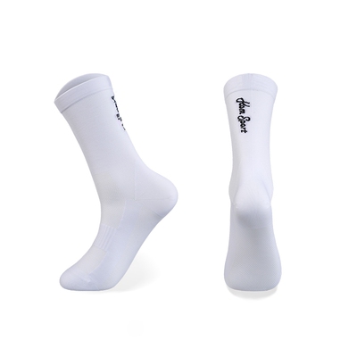 KOM 公路车骑行袜男女黑白纯色健身袜速干吸汗压力袜运动袜