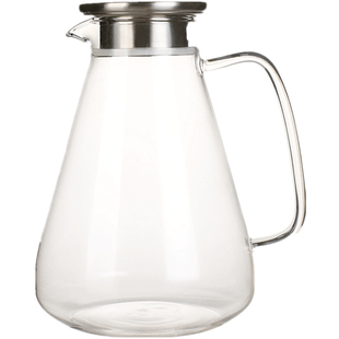 凉水壶玻璃耐热高温防爆家用大容量水瓶凉白开水杯茶壶套装冷水壶