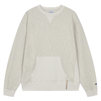 Champion冠军横纹编织圆领卫衣