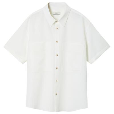 短袖薄款男士衬衣设计感宽松工装