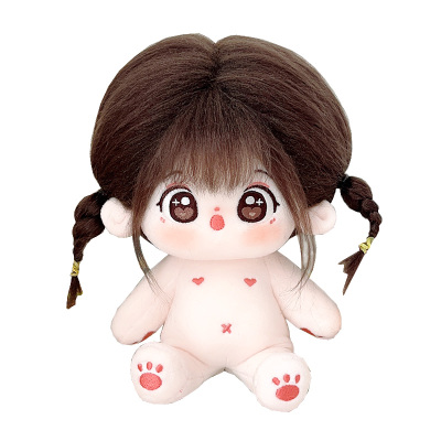 棉花娃娃20cm松饼女孩子毛绒玩偶
