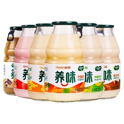 养味草莓香蕉乳酸菌牛奶饮品