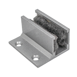 淋浴房配件玻璃移门止摆器下滑块自动门固定限位器感应门吊轮底座