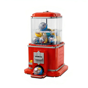 拼装乐积木高21358亲子互动复古游戏扭蛋机女孩益智玩具生日礼物