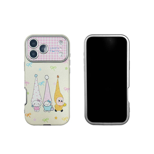 轻派日韩可爱蝴蝶结帽子猫咪适用苹果17promax手机壳iphone16pro新款15女款14皮质可以大视窗全包摄像头硬壳