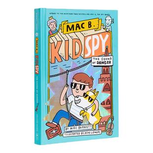 Mac B Kid Spy 英文原版 1-6 全系列 黑超特警队 The Impossible Crime Top Secret Smackdown Mac Barnett 学乐小说漫画绘本