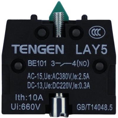 天正电气LAY5按钮开关触点