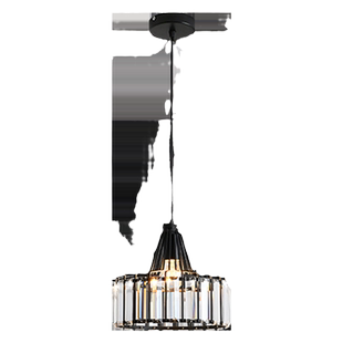 餐厅吊灯卧室床头后现代简约轻奢水晶灯创意阳台新款吧台小吊灯具