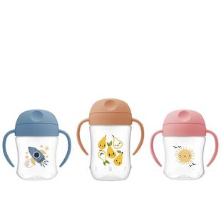 布朗博士学饮杯鸭嘴杯婴儿6个月以上宝宝喝水杯不易呛饮水PP水杯