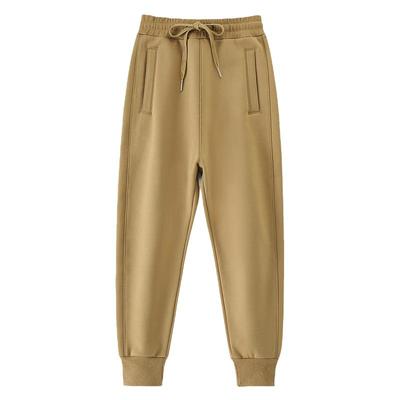 纯棉运动裤女春秋灰色卫裤