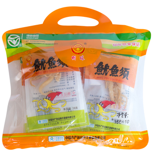 明珠鱿鱼须16克*10包零食鱿鱼足干须头办公室小吃 舟山特产烤鱿鱼