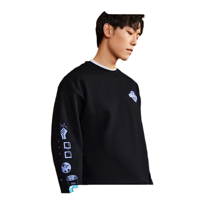 李宁反伍加绒圆领卫衣男款