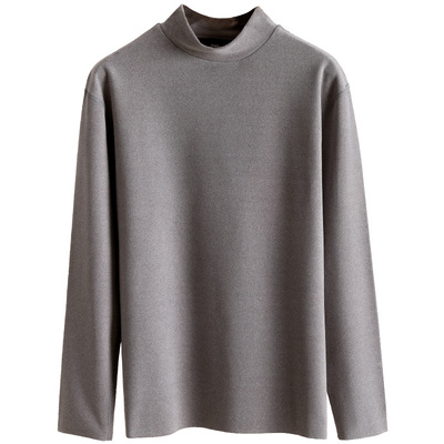 高领打底衫加绒双面磨毛保暖