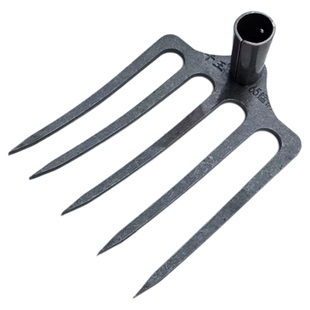 新款65锰钢特厚全钢耙子翻地松土镐刨青储花生土豆多齿镐农用工具