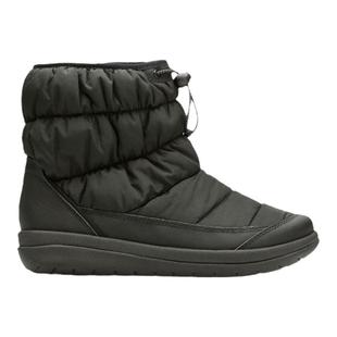 Clarks/其乐女靴子雪地靴短筒纯色中跟保暖坡跟经典正品26128657