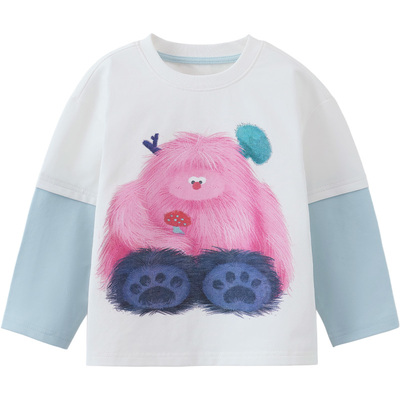 [小魔怪2.0]齐齐熊宝宝t恤长袖