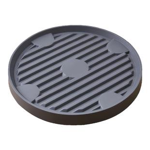 隐形移动花盘托盘底座带轮加厚万向轮花盘滚轮隐藏滑轮储水花盘托