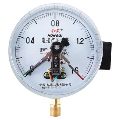 红旗牌yxc150真空电接点压力表