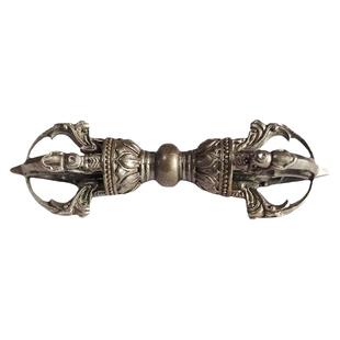 天铁托甲五股杵吊坠藏传密宗复古五股金刚杵随身降魔杵陨铁吊坠头