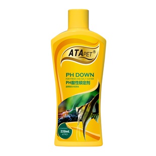 ATAPET 鱼缸降低ph值调节剂水族降酸碱度水质增酸剂PH6.5软水稳定