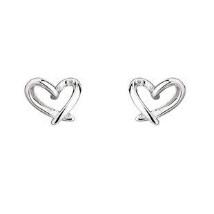 【巷南】925纯银桃心耳钉女小众高级感耳环2025新款爆款耳饰夏季