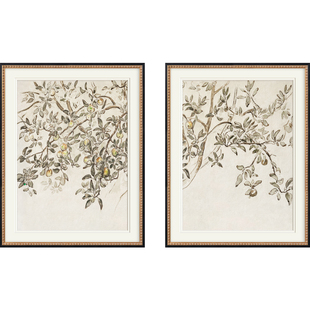 苹果树现代中古风装饰画简美沙发背景墙挂画法式餐厅客厅卧室画