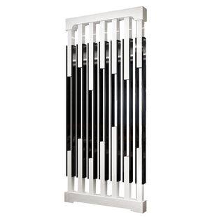 入户玄关实木柱隔断双面现代简约客厅屏风隔断墙进门遮挡屏风定制